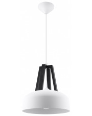 Biała lampa w stylu skandynawskim - EX516-Casko w sklepie Edinos.pl