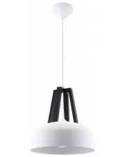 Biała lampa w stylu skandynawskim - EX516-Casko