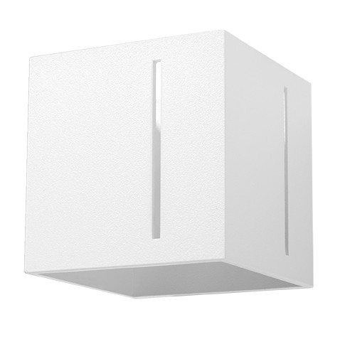 Biały kwadratowy kinkiet EX525-Pixan