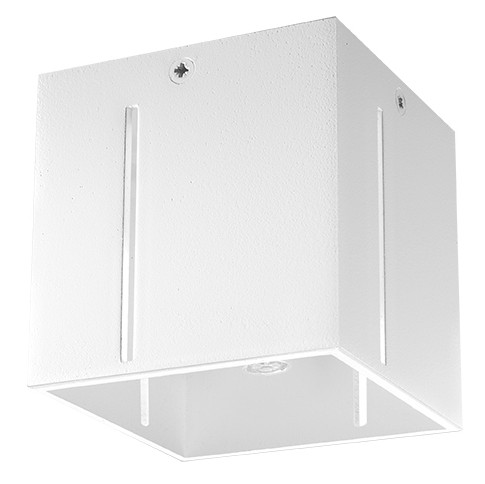 Biały minimalistyczny plafon kwadrat EX511-Pixan