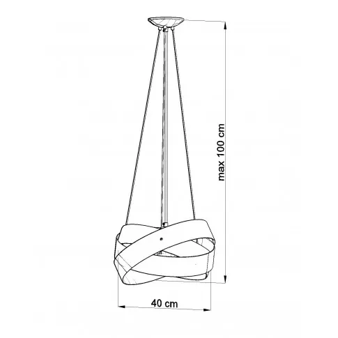 Wymiary lampy EX520-Mobium