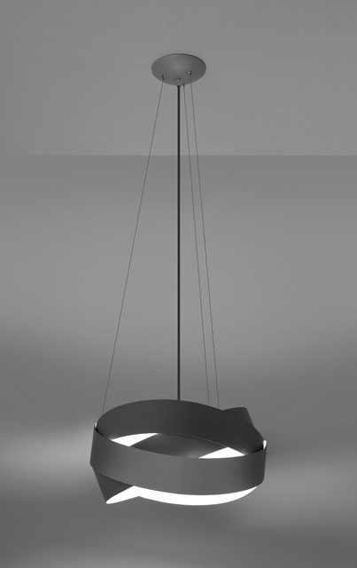 Szara nowoczesna lampa nad stół EX520-Aptor