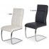 Zdjęcie białe nowoczesne krzesło na płozach Gerdan - sklep Edinos.pl