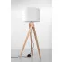 Drewniana lampa stojąca trójnóg EX574-Legni
