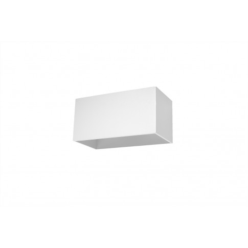 Biały prostokątny kinkiet LED EX529-Quas