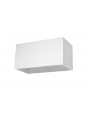 Biały prostokątny kinkiet LED - EX529-Quas w sklepie Edinos.pl