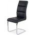 Zdjęcie produktu Tapicerowane krzesło Olvin - czarne.