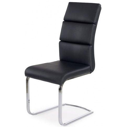 Zdjęcie produktu Tapicerowane krzesło Olvin - czarne.