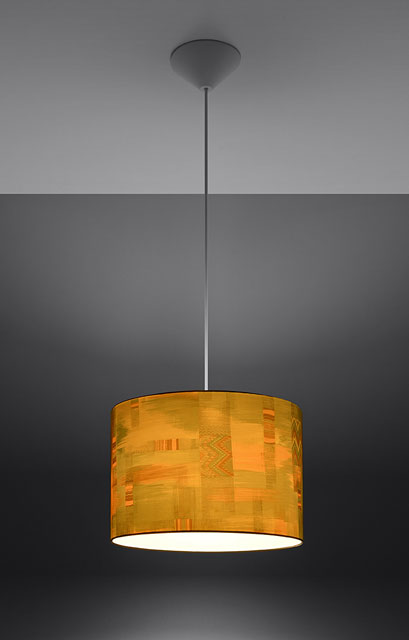 Kolorowa lampa wisząca z abażurem EX522-Lobos