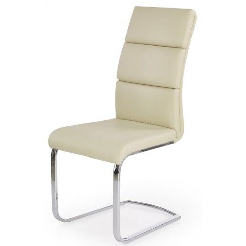 Zdjęcie produktu Tapicerowane krzesło Olvin - kremowe.