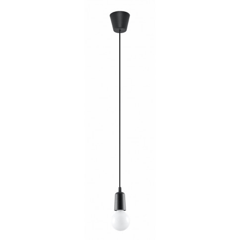 Czarna designerska lampa wisząca EX541-Diegi