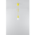 Żółta pojedyncza lampa wisząca zwis EX541-Diegi