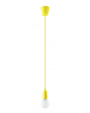 Żółta lampa wisząca w stylu industrialnym - EX541-Diegi w sklepie Edinos.pl