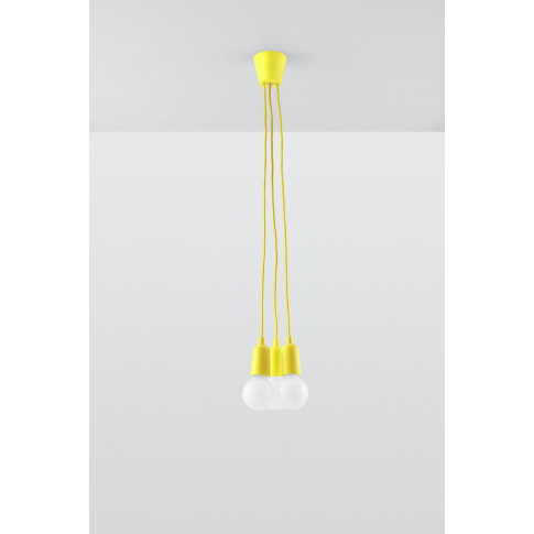 Industrialna lampa wisząca EX542-Diegi na regulowanych przewodach