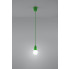 Zielona lampa wisząca regulowana EX541-Diegi