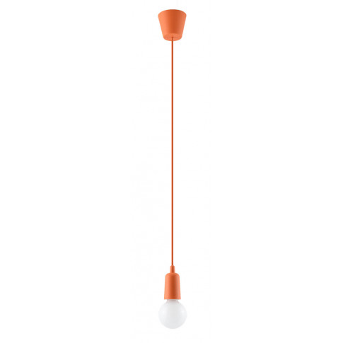 Pomarańczowa lampa wisząca EX541-Diegi pojedynczy zwis
