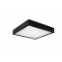 Czarny kwadratowy plafon LED EX539-Canti