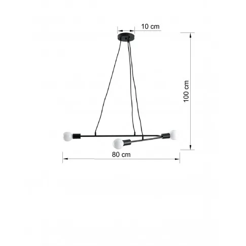 Wymiary lampy EX563-Astras