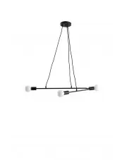 Czarna industrialna lampa wisząca LED - EX563-Anvar w sklepie Edinos.pl