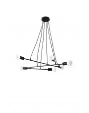 Czarna lampa wisząca w stylu loftowym - EX564-Anvar w sklepie Edinos.pl