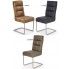 Zdjęcie krzesło z miękkim oparciem szare, popielate Helit - sklep Edinos.pl
