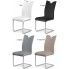 Zdjęcie minimalistyczne, czarne krzesło Eldor - sklep Edinos.pl