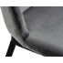 Szare tapicerowane krzesło do salonu Gambo 3X
