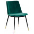 Tapicerowane zielone krzesło do salonu i jadalni - Gambo 3X