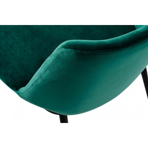 Zielone krzesło welurowe Gambo 3X