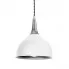 Biała industrialna lampa wisząca E447-Niki