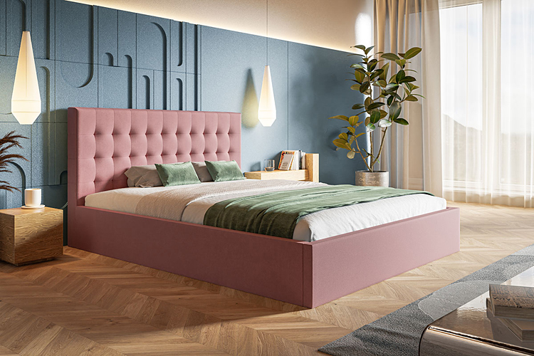 wizualizacja wnętrza z wykorzystaniem łóżka Pikaro