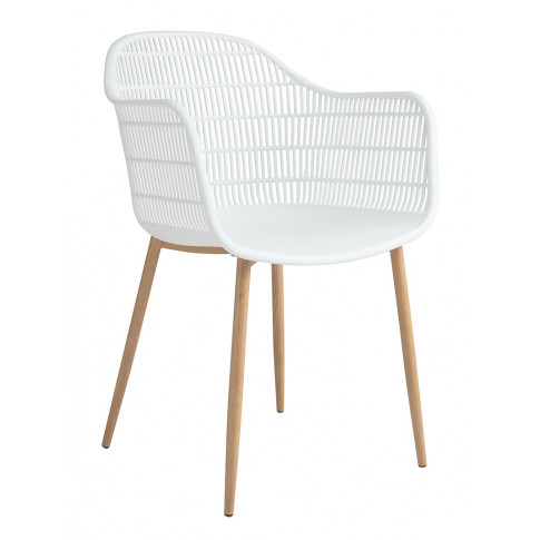 Białe krzesło Ulmo designerskie