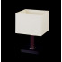Lampka nocna EX494-Karmes z drewnianą podstawą i geometrycznym abażurem