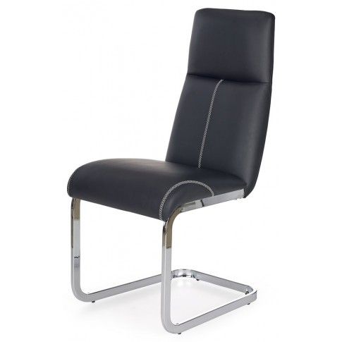 Zdjęcie produktu Tapicerowane krzesło Dexor - czarne.