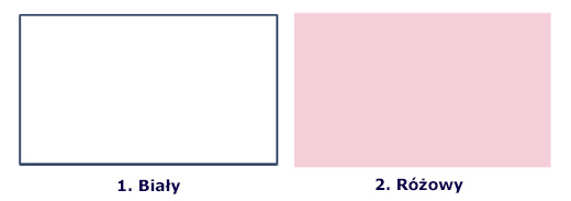 Cztery kolory frontów do wyboru: lawendowy, biały, szary, różowy.