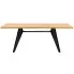 Stół jesionowy z metalową podstawą Jupito 2X