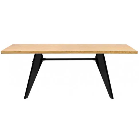Stół jesionowy z metalową podstawą Jupito 2X