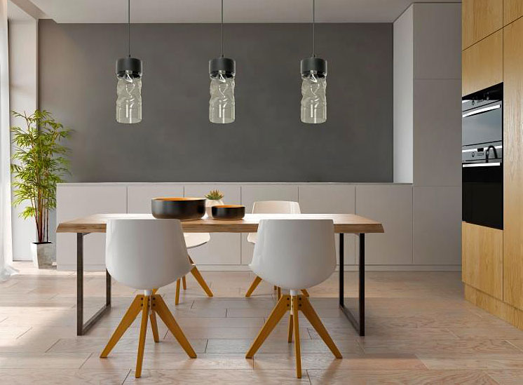 Potrójna lampa wisząca N506-Mirano nad stół