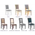 Szczegółowe zdjęcie nr 4 produktu Drewniane krzesło tapicerowane Prince - Dąb sonoma
