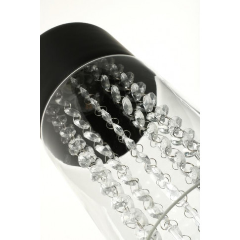 Przezroczysty klosz lampy EX502-Kryspis z kryształami