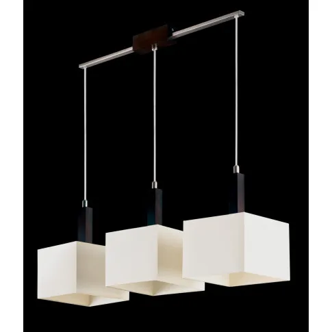 Drewniana lampa wisząca w kolorze wenge EX504-Karmes