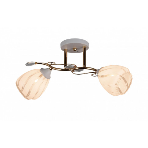 Elegancka lampa sufitowa EX505-Rowes z kryształkami