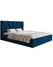 Podwójne łóżko ze schowkiem 160x200 Senti 2X - 36 kolorów w sklepie Edinos.pl