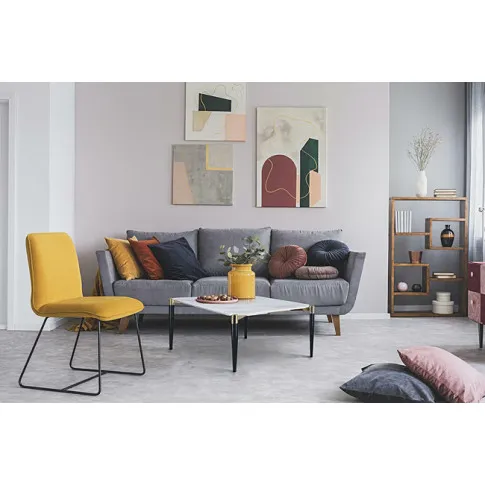 Marmurowy stolik kawowy Isterio biały