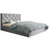 Dwuosobowe łóżko z zagłówkiem 140x200 Netta 3X - 36 kolorów