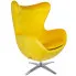 Zółty fotel Eggi 2X