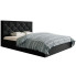 Tapicerowane łóżko z zagłówkiem 160x200 Netta 2X - 36 kolorów
