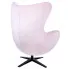 Jasnoróżowy fotel wypoczynkowy Eggi 3X
