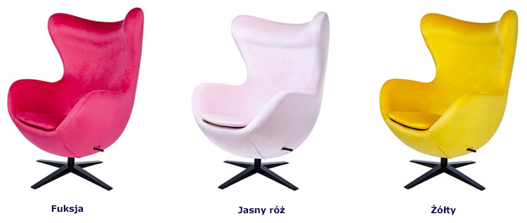 Dostępne kolory fotela uszak Arha 3X