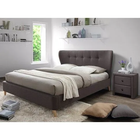 Zdjęcie produktu Łóżko Orix 160x200 - brąz.